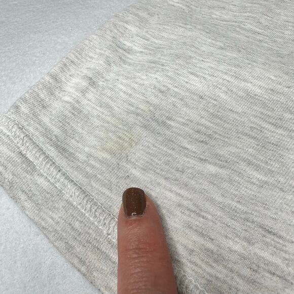 Vintage E.N.U.F. Baby Romper Jumper Cotton Heathered Gray Size 12-18 Months - Picture 4 of 6